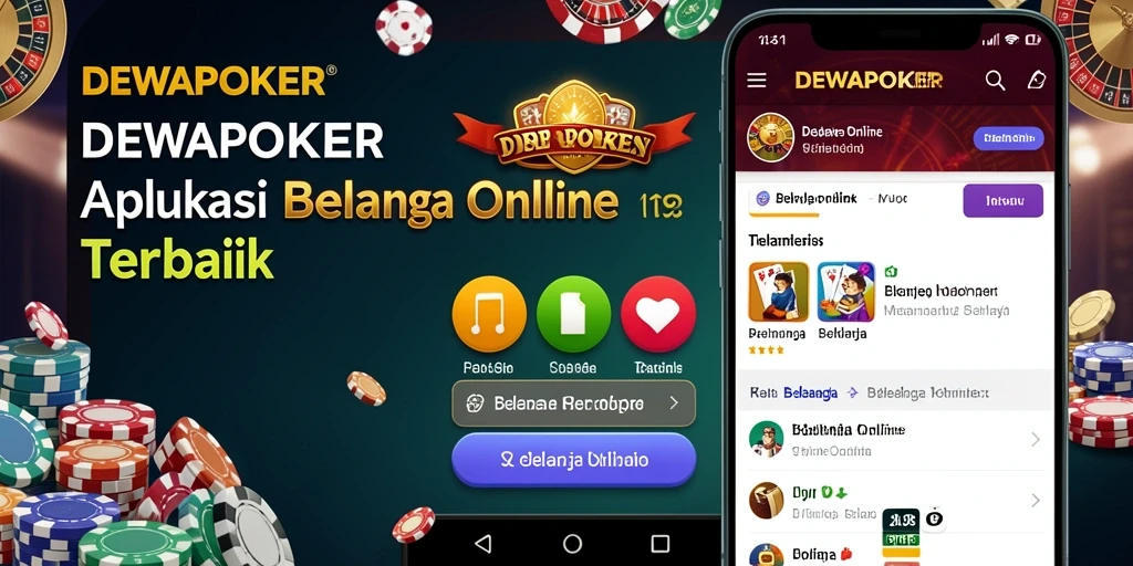 Antarmuka aplikasi DEWAPOKER yang user-friendly untuk belanja online.